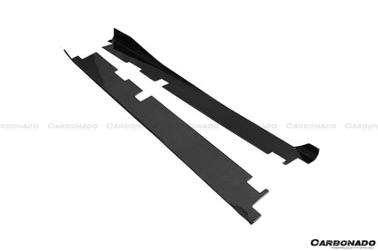 Carbonado 2015-2019 Lamborghini Huracan LP610  LP580 DC Style Carbon Fiber Side Skirts Under Board