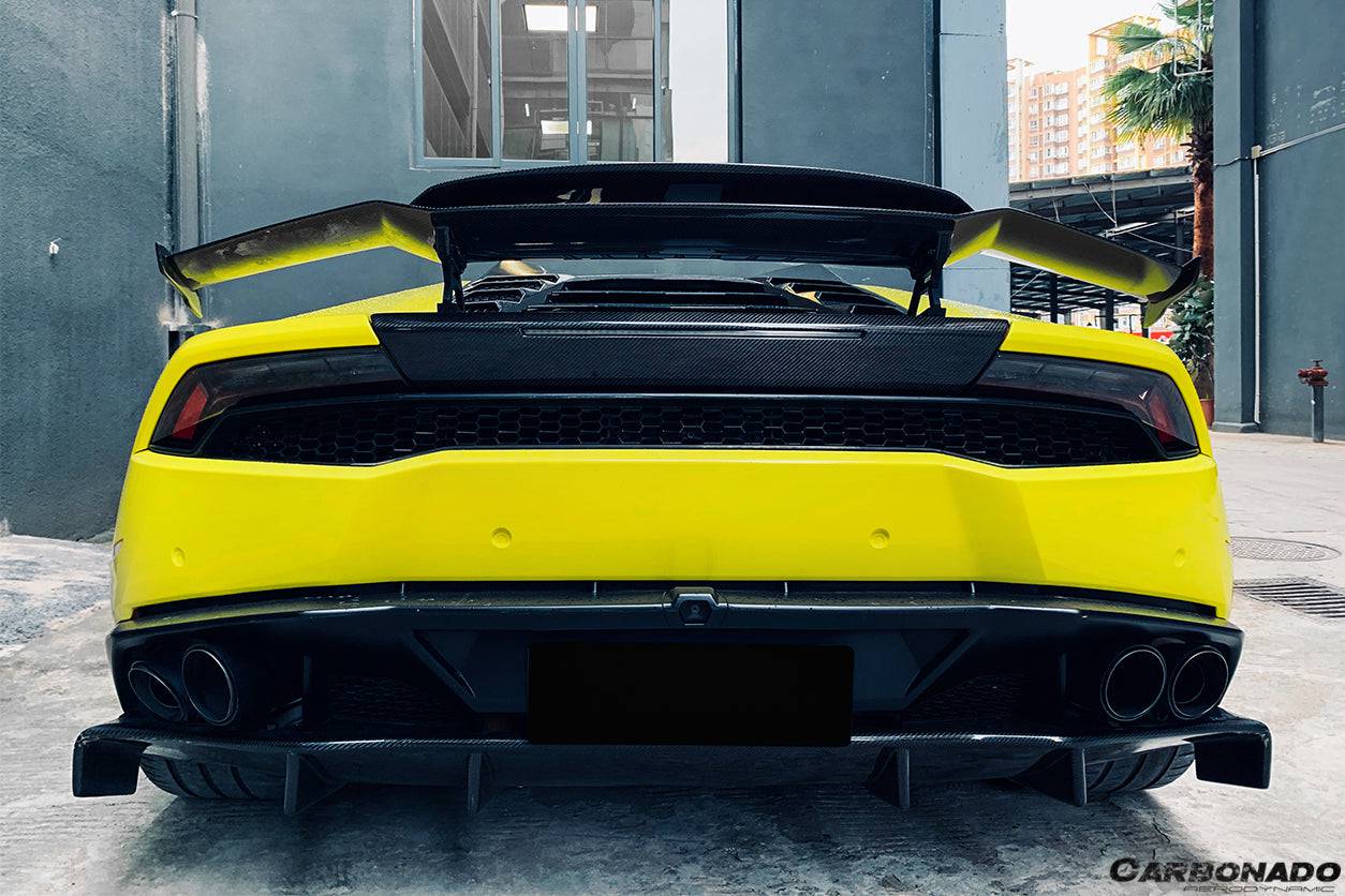 Carbonado 2015-2020 Lamborghini Huracan LP610 DC Style Rear Diffuser