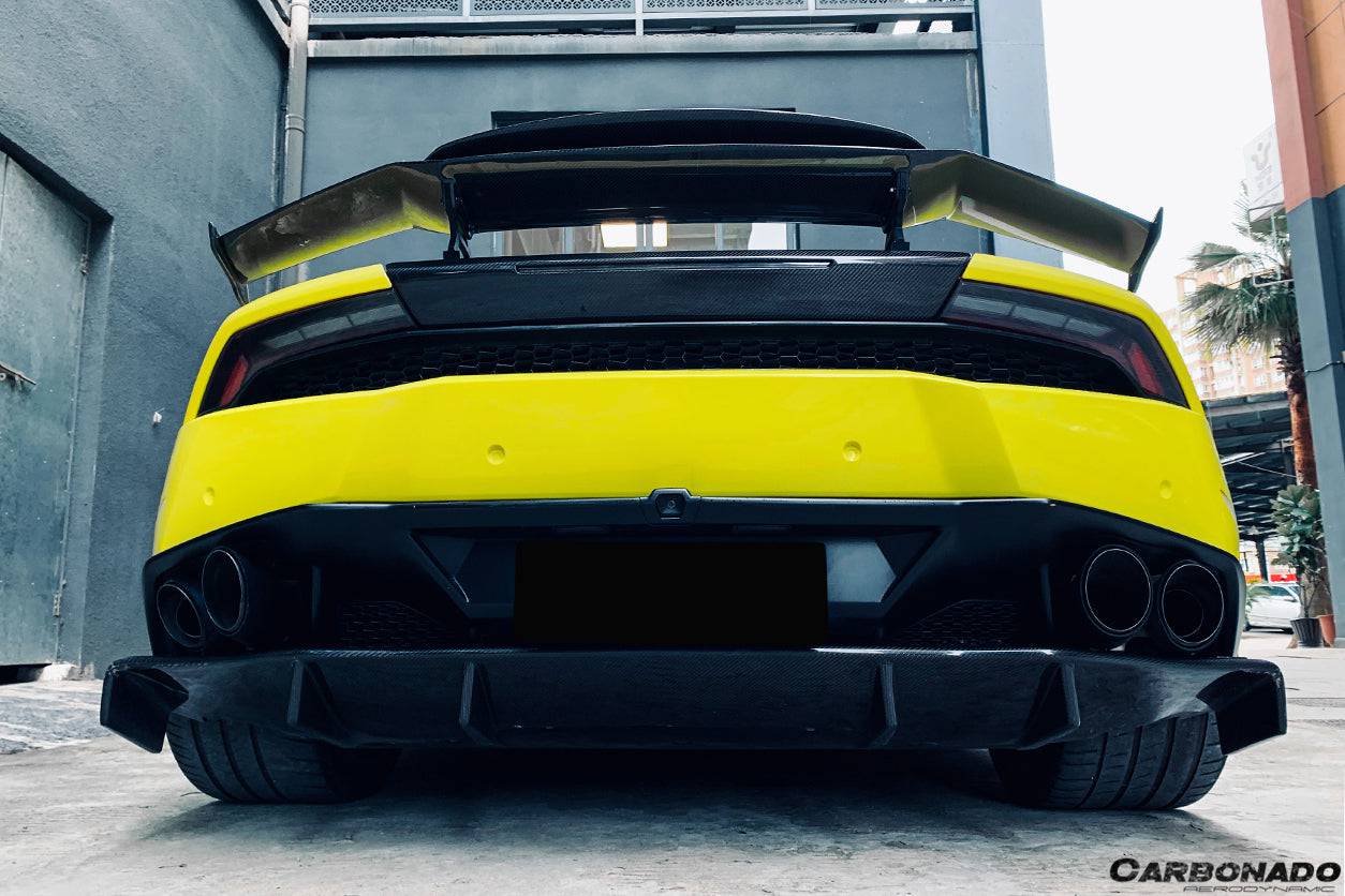 Carbonado 2015-2020 Lamborghini Huracan LP610 DC Style Rear Diffuser