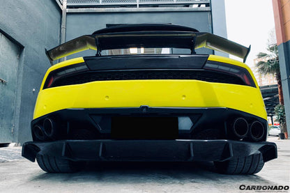 Carbonado 2015-2020 Lamborghini Huracan LP610 DC Style Rear Diffuser