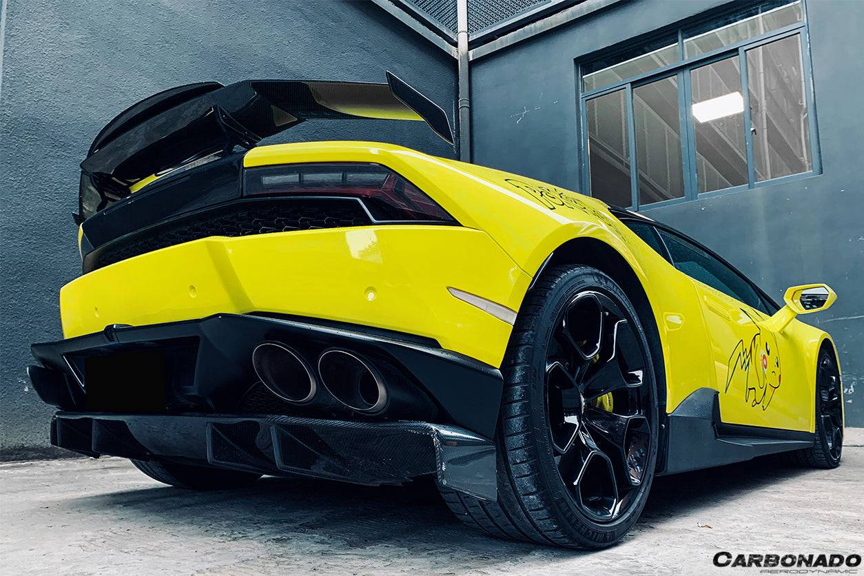 Carbonado 2015-2020 Lamborghini Huracan LP610 DC Style Rear Diffuser