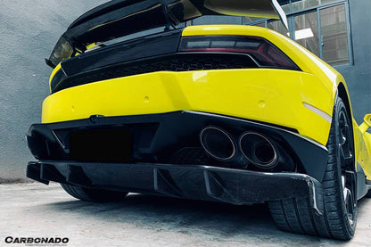 Carbonado 2015-2020 Lamborghini Huracan LP610 DC Style Rear Diffuser