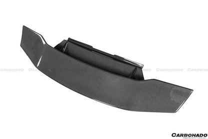 Carbonado 2015-2025 Lamborghini Huracan LP610  LP580  Evo  Tecnica DC Style Carbon Fiber Trunk Spoiler Wing with Base