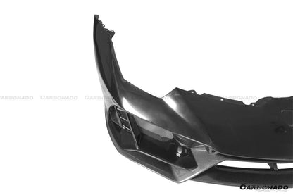 Carbonado 2015-2025 Lamborghini Huracan LP610  LP580  Evo  Tecnica EVO-4WD Style Partial Carbon Front Bumper