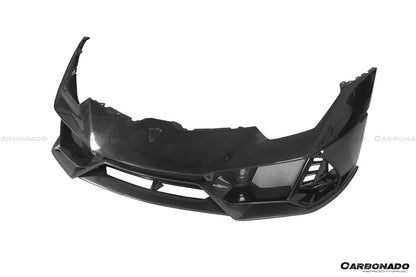 Carbonado 2015-2025 Lamborghini Huracan LP610  LP580  Evo  Tecnica EVO-4WD Style Partial Carbon Front Bumper