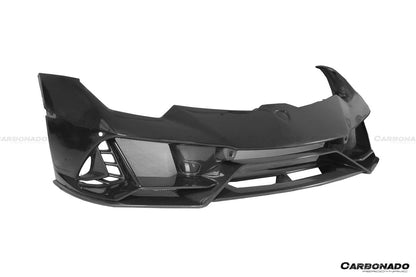 Carbonado 2015-2025 Lamborghini Huracan LP610  LP580  Evo  Tecnica EVO-4WD Style Partial Carbon Front Bumper