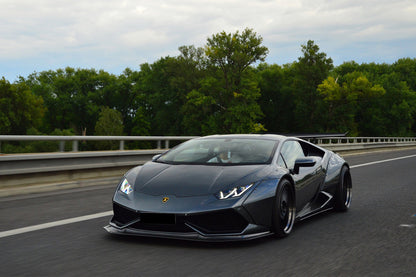 Faldones laterales estilo Lamborghini Huracan LP610 LP580 Carbonado 2015-2019 (estilo DE)