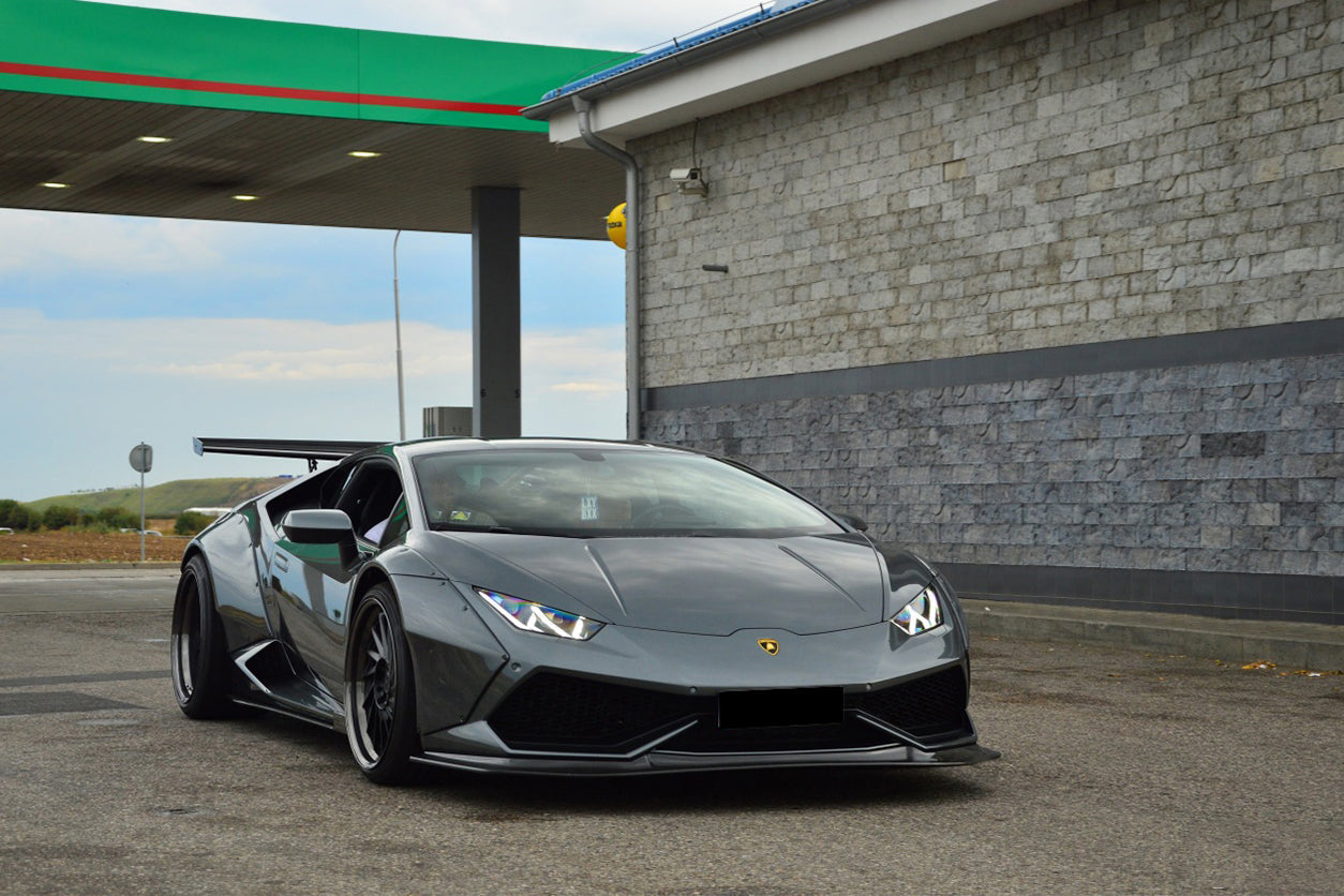 Carbonado 2015-2020 Lamborghini Huracan LP610 DE estilo borde delantero