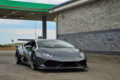 Carbonado 2015-2020 Lamborghini Huracan LP610 DE estilo borde delantero