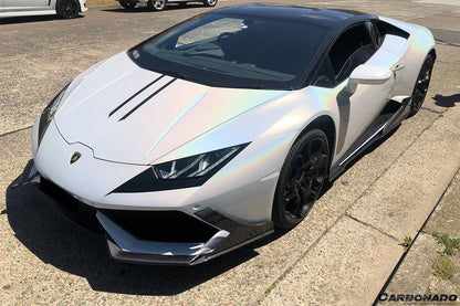 Faldón delantero de fibra de carbono estilo MD Lamborghini Huracan LP610 Carbonado 2015-2020