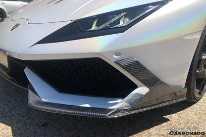 Faldón delantero de fibra de carbono estilo MD Lamborghini Huracan LP610 Carbonado 2015-2020