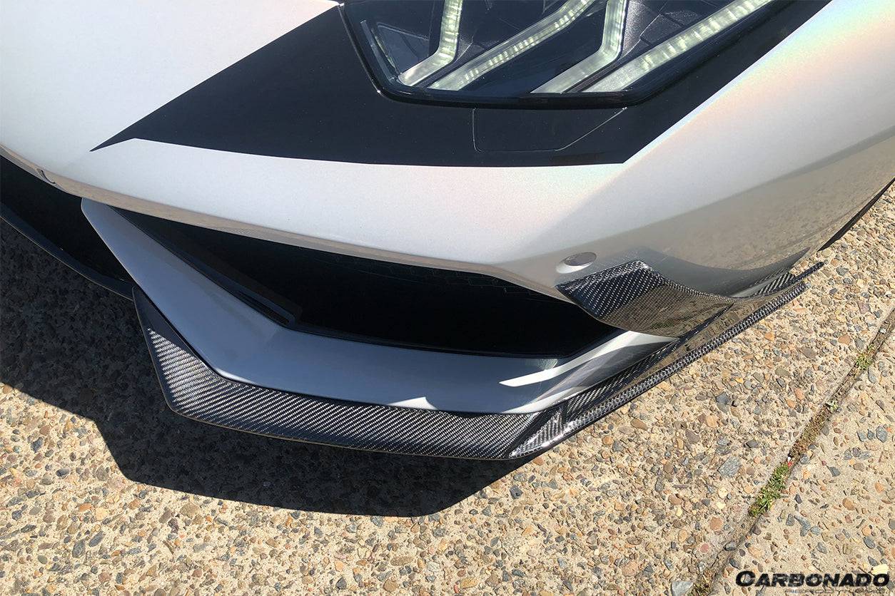 Faldón delantero de fibra de carbono estilo MD Lamborghini Huracan LP610 Carbonado 2015-2020