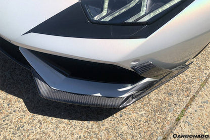 Faldón delantero de fibra de carbono estilo MD Lamborghini Huracan LP610 Carbonado 2015-2020