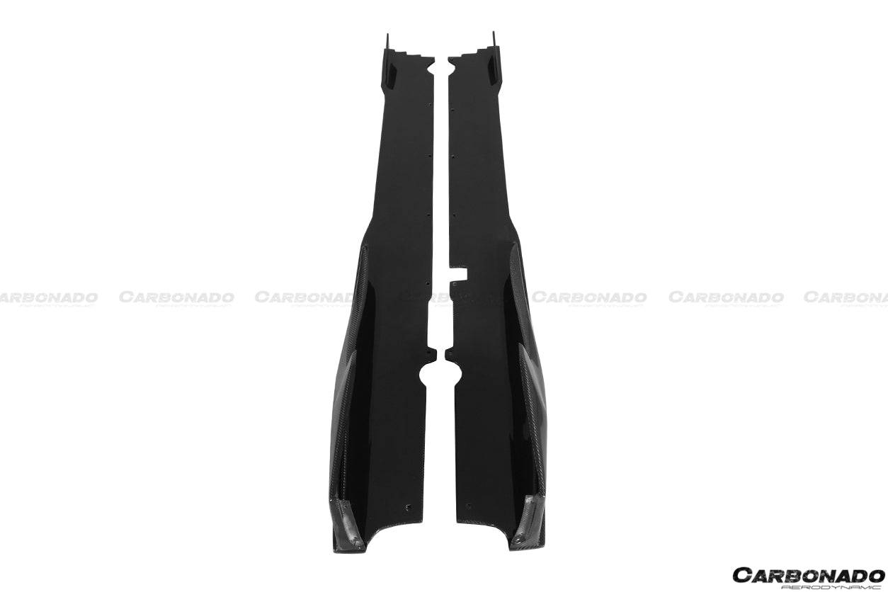 Carbonado 2015-2019 Lamborghini Huracan LP610  LP580 MD Style Carbon Fiber Side Skirts