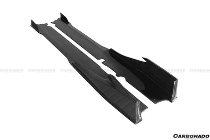 Carbonado 2015-2019 Lamborghini Huracan LP610  LP580 MD Style Carbon Fiber Side Skirts