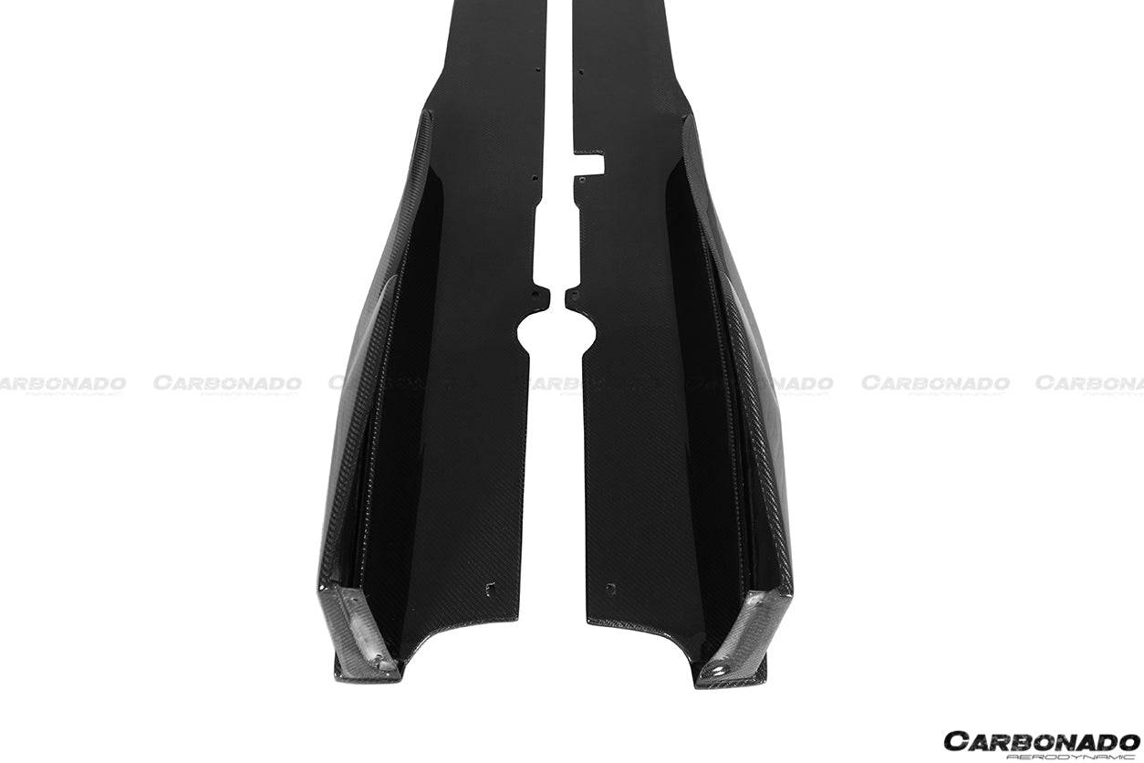 Carbonado 2015-2019 Lamborghini Huracan LP610  LP580 MD Style Carbon Fiber Side Skirts