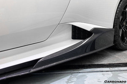 Carbonado 2015-2019 Lamborghini Huracan LP610  LP580 MD Style Carbon Fiber Side Skirts