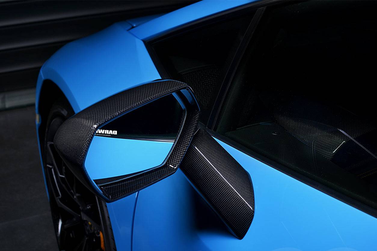 Carbonado 2015-2025 Lamborghini Huracan Autoclave Carbon Fiber Mirror Housing Replacement | LP610, LP580, EVO, STO, Tecnica, Performante