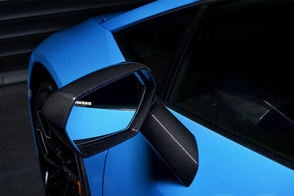 Carbonado 2015-2025 Lamborghini Huracan Autoclave Carbon Fiber Mirror Housing Replacement | LP610, LP580, EVO, STO, Tecnica, Performante