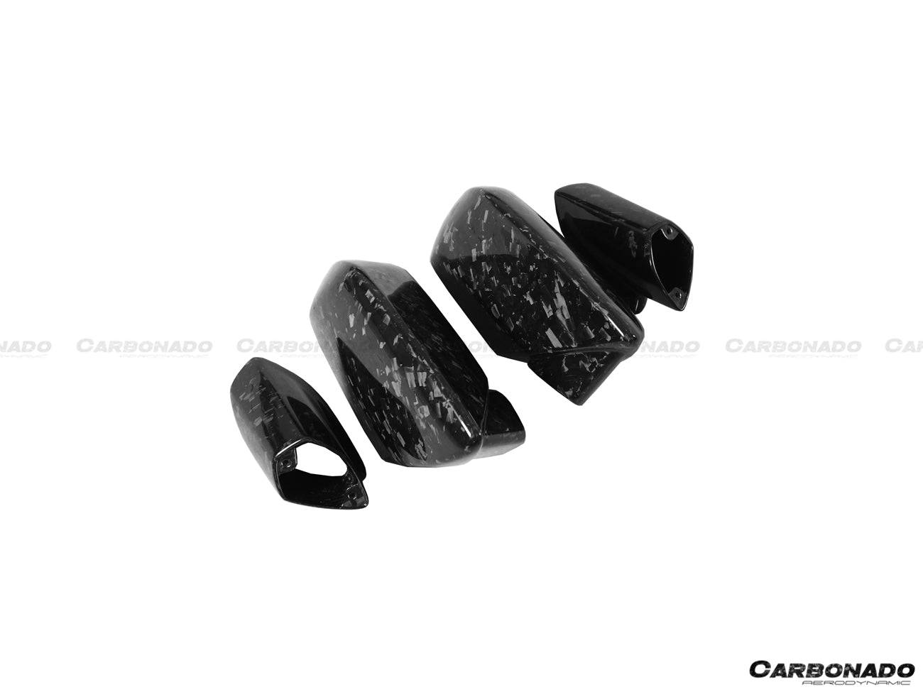 Carbonado 2015-2025 Lamborghini Huracan Autoclave Carbon Fiber Mirror Housing Replacement | LP610, LP580, EVO, STO, Tecnica, Performante