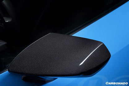 Carbonado 2015-2025 Lamborghini Huracan Autoclave Carbon Fiber Mirror Housing Replacement | LP610, LP580, EVO, STO, Tecnica, Performante