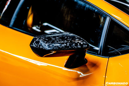 Carbonado 2015-2025 Lamborghini Huracan Autoclave Carbon Fiber Mirror Housing Replacement | LP610, LP580, EVO, STO, Tecnica, Performante