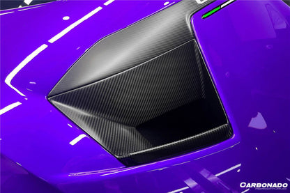 Carbonado 2021-2024 Lamborghini Huracan STO Dry Carbon Fiber Hood Vents