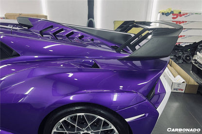 Carbonado 2021-2024 Lamborghini Huracan STO Dry Carbon Fiber Trunk Wing plate