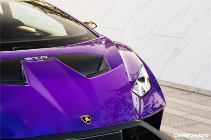 Carbonado 2021-2024 Lamborghini Huracan STO Dry Carbon Fiber Hood Vents