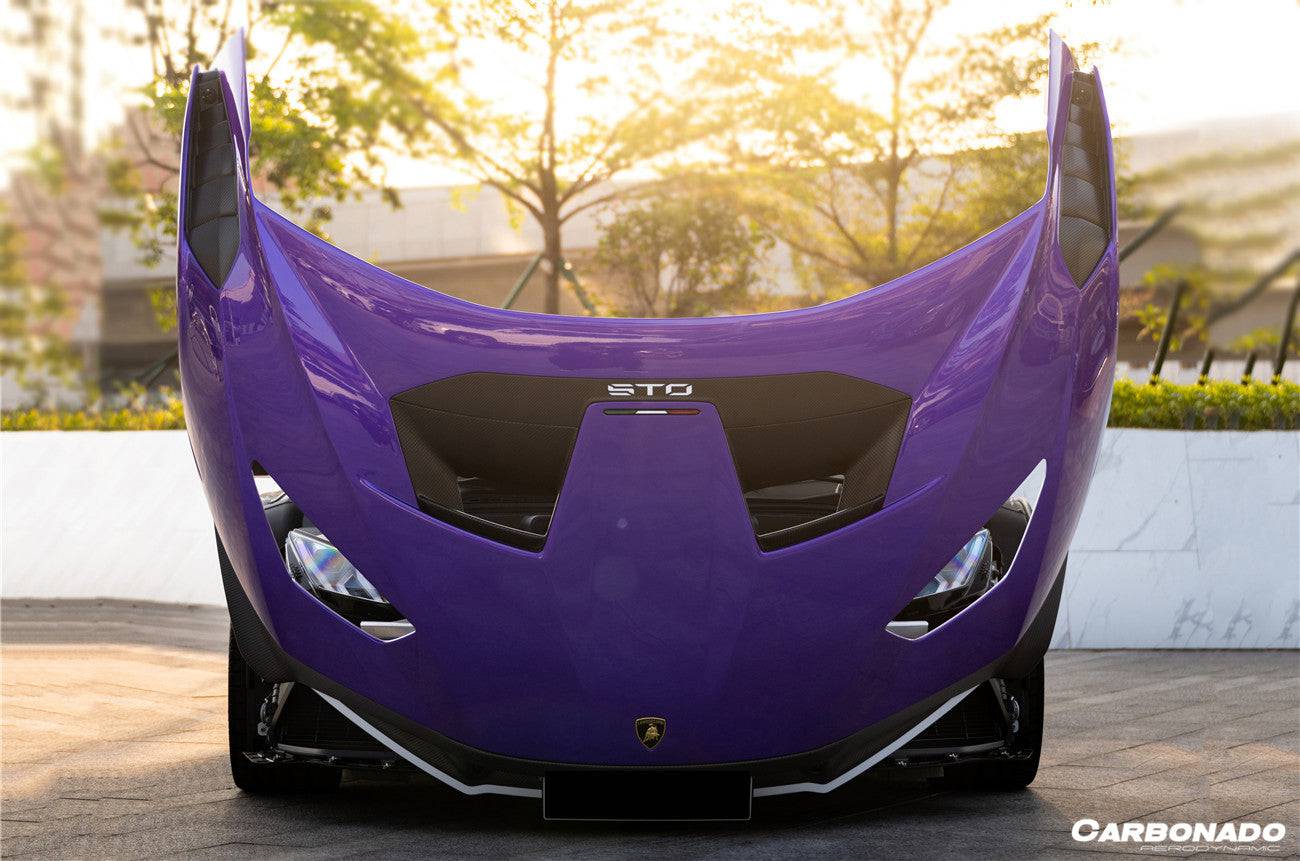 Carbonado 2021-2024 Lamborghini Huracan STO Dry Carbon Fiber Hood Vents