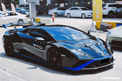 Carbonado 2021-2024 Lamborghini Huracan STO Dry Carbon Fiber Down Front Lip
