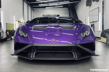 Carbonado 2021-2024 Lamborghini Huracan STO Dry Carbon Fiber Down Front Lip