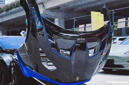 Carbonado 2021-2024 Lamborghini Huracan STO Dry Carbon Fiber Hood Vents