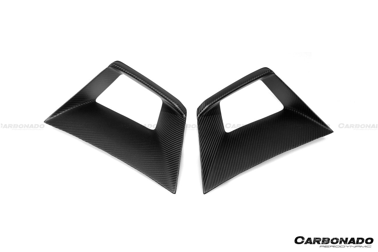Carbonado 2021-2024 Lamborghini Huracan STO Dry Carbon Fiber Hood Vents