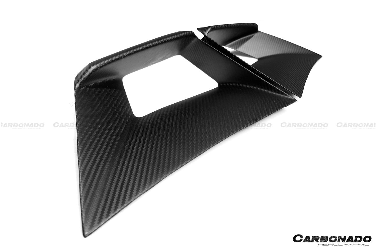 Carbonado 2021-2024 Lamborghini Huracan STO Dry Carbon Fiber Hood Vents