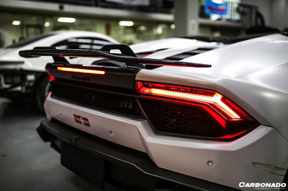 Alerón de maletero de fibra de carbono estilo Lamborghini Huracan LP610 LP580 Evo Tecnica VRS-II Carbonado 2015-2025