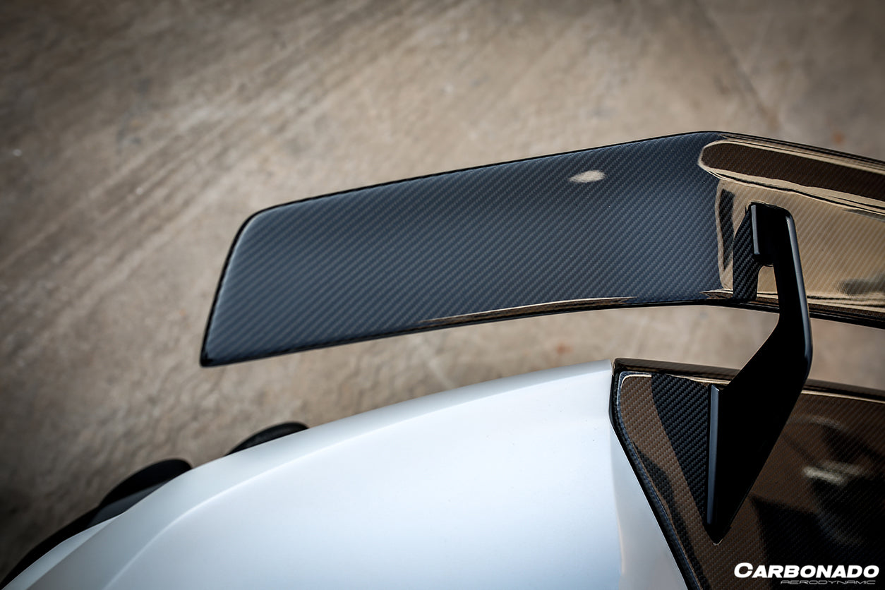 Alerón de maletero de fibra de carbono estilo Lamborghini Huracan LP610 LP580 Evo Tecnica VRS-II Carbonado 2015-2025