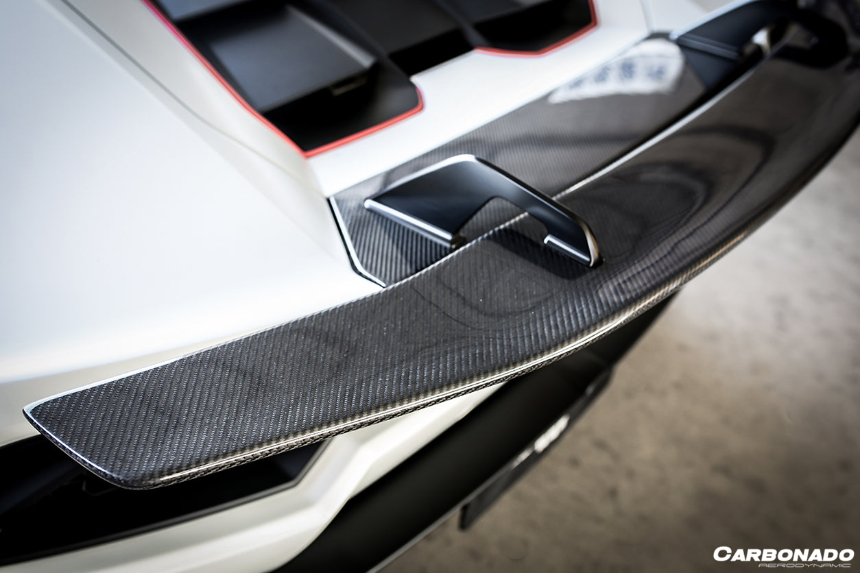 Alerón de maletero de fibra de carbono estilo Lamborghini Huracan LP610 LP580 Evo Tecnica VRS-II Carbonado 2015-2025