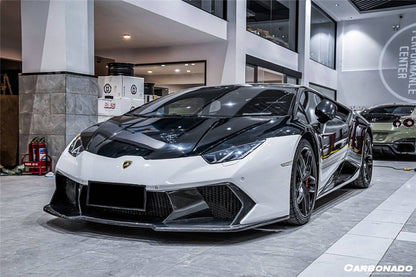 Carbonado 2015-2025 Lamborghini Huracan LP610  LP580  Evo  Tecnica VRS Style Front Bumper