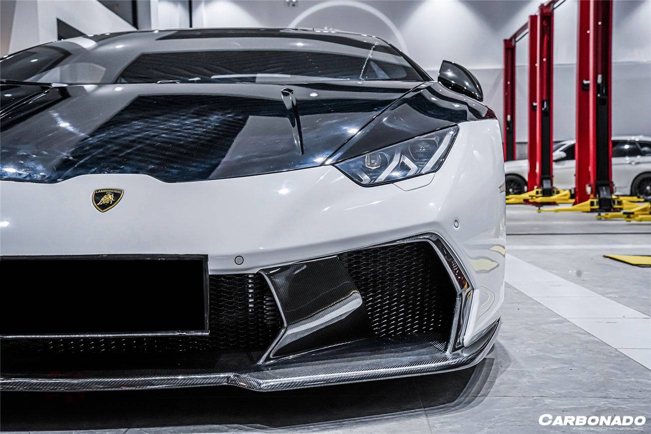 Carbonado 2015-2025 Lamborghini Huracan LP610  LP580  Evo  Tecnica VRS Style Front Bumper