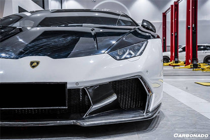 Carbonado 2015-2025 Lamborghini Huracan LP610  LP580  Evo  Tecnica VRS Style Front Bumper