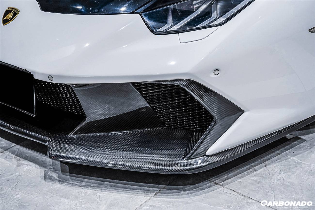 Carbonado 2015-2025 Lamborghini Huracan LP610  LP580  Evo  Tecnica VRS Style Front Bumper