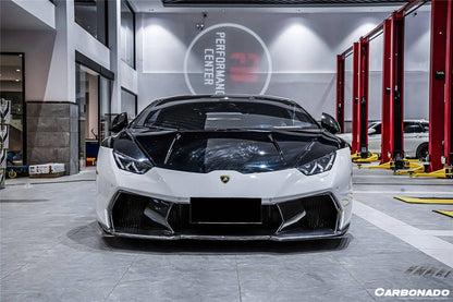 Carbonado 2015-2025 Lamborghini Huracan LP610  LP580  Evo  Tecnica VRS Style Front Bumper