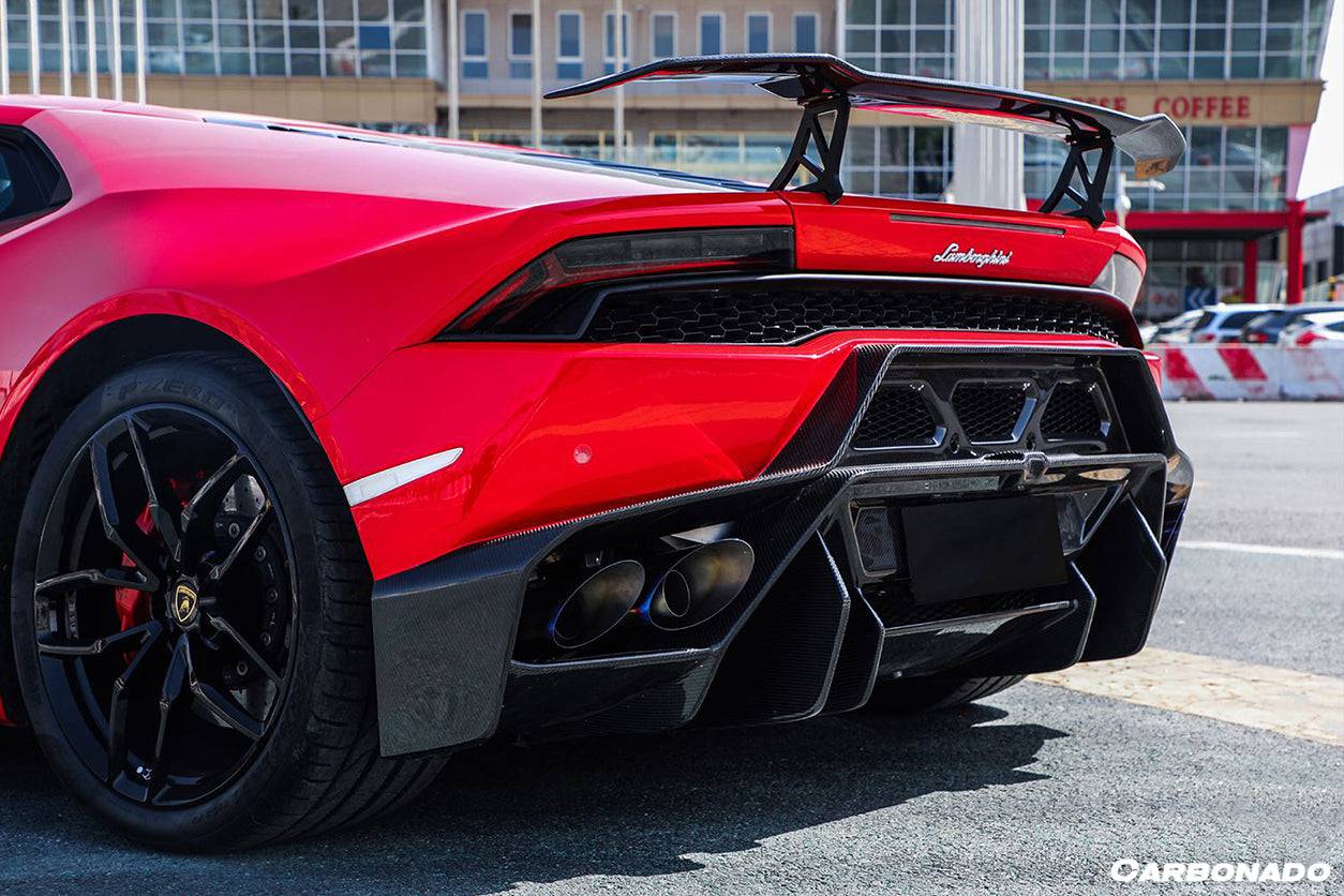 Carbonado 2015-2020 Lamborghini Huracan LP610 LP580 VRS Style Rear Bumper