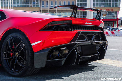 Carbonado 2015-2020 Lamborghini Huracan LP610 LP580 VRS Style Rear Bumper