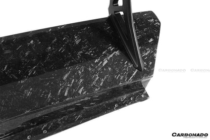 Carbonado 2015-2025 Lamborghini Huracan LP610  LP580  Evo  Tecnica VRS Style Carbon Fiber Trunk Spoiler with Base