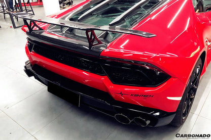 Carbonado 2015-2025 Lamborghini Huracan LP610  LP580  Evo  Tecnica VRS Style Carbon Fiber Trunk Spoiler