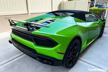 Carbonado 2015-2025 Lamborghini Huracan LP610  LP580  Evo  Tecnica VRS Style Carbon Fiber Trunk Spoiler