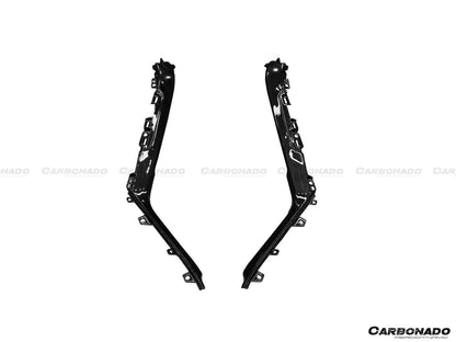 Carbonado 2015-2019 Lamborghini Huracan LP610  LP580  EVO OEM Style Autoclave Carbon Fiber Center Console Border Trim