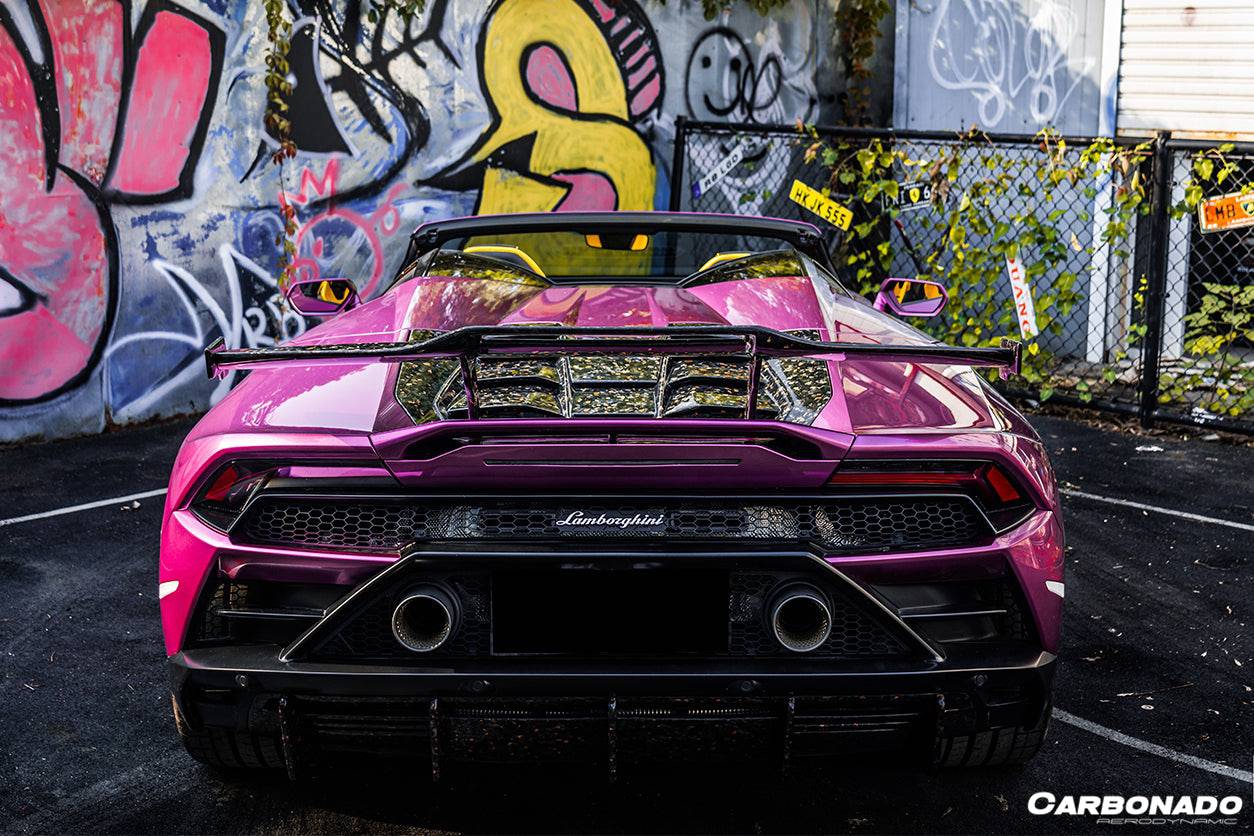 Lamborghini Huracan EVO Spyder Carbonado 2019-2023, estilo OD, con motor de fibra de carbono